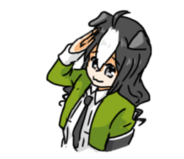 My sister is a dog sticker #13970781