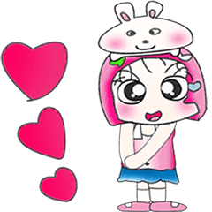 Miss. Sayaka and rabbit. ^_^