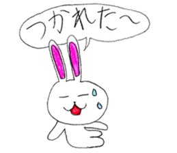 Good friends Rabbits sticker sticker #13971124