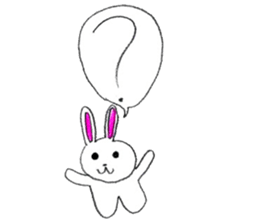 Good friends Rabbits sticker sticker #13971125