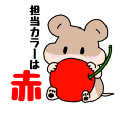 Idol loving cute hamster sticker #13971158