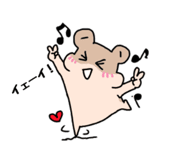 Idol loving cute hamster sticker #13971187