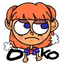 outrageous hair sticker #13971426