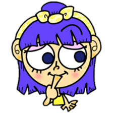 outrageous hair sticker #13971430