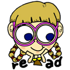 outrageous hair sticker #13971432