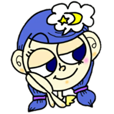 outrageous hair sticker #13971437