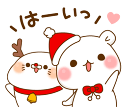 Stinging tongue sealand Vulgar Bear Xmas sticker #13971614