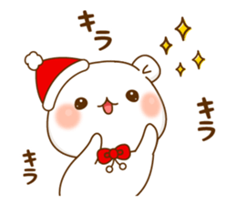 Stinging tongue sealand Vulgar Bear Xmas sticker #13971618