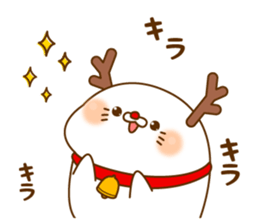 Stinging tongue sealand Vulgar Bear Xmas sticker #13971619