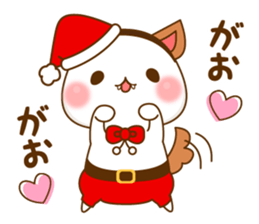 Stinging tongue sealand Vulgar Bear Xmas sticker #13971626