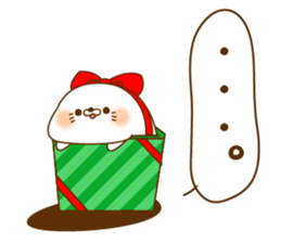 Stinging tongue sealand Vulgar Bear Xmas sticker #13971640