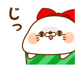 Stinging tongue sealand Vulgar Bear Xmas sticker #13971641