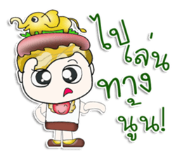 Mr. Kawada. Love elephant!! sticker #13971799