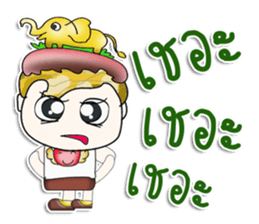 Mr. Kawada. Love elephant!! sticker #13971802