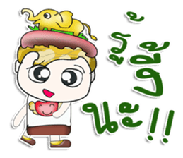 Mr. Kawada. Love elephant!! sticker #13971811