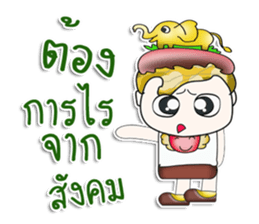 Mr. Kawada. Love elephant!! sticker #13971825