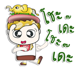 Mr. Kawada. Love elephant!! sticker #13971826