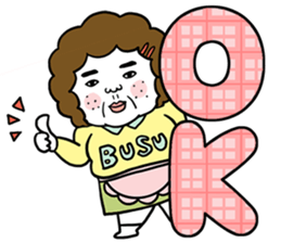 Ugly but charming mama warm version. sticker #13971979