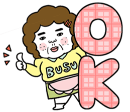 Ugly but charming mama warm version. sticker #13971979