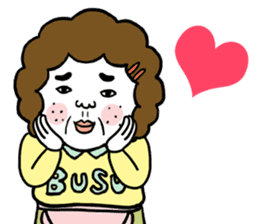 Ugly but charming mama warm version. sticker #13972004