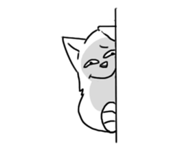 Taromaru-White Wolf sticker #13972078