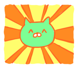 Kitty smiling sticker #13972476