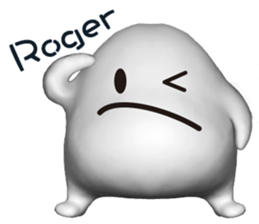 Mysterious white creatures sticker #13972544