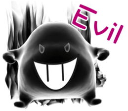 Mysterious white creatures sticker #13972553