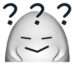 Mysterious white creatures sticker #13972563