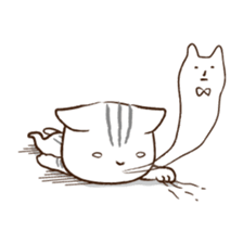 Maron 2 - House steward cat of Hitokuri. sticker #13972866