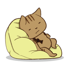 Maron 2 - House steward cat of Hitokuri. sticker #13972867