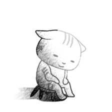 Maron 2 - House steward cat of Hitokuri. sticker #13972897