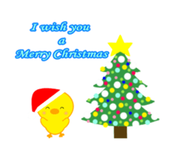 PIYOCHAN Moving [X'mas&NewYear][English] sticker #13973200