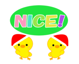 PIYOCHAN Moving [X'mas&NewYear][English] sticker #13973207