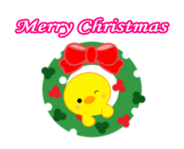 PIYOCHAN Moving [X'mas&NewYear][English] sticker #13973209