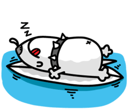 Shark Dog surf sticker #13973496