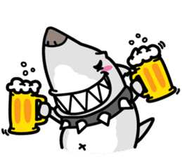 Shark Dog surf sticker #13973497