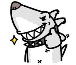 Shark Dog surf sticker #13973498