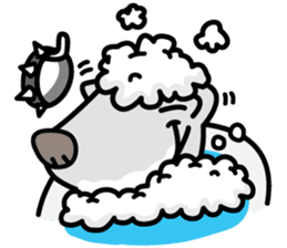 Shark Dog surf sticker #13973502