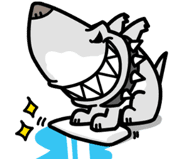 Shark Dog surf sticker #13973504