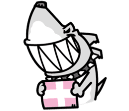 Shark Dog surf sticker #13973507