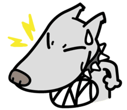 Shark Dog surf sticker #13973510