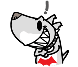Shark Dog surf sticker #13973512