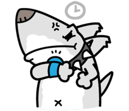 Shark Dog surf sticker #13973517