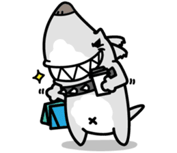 Shark Dog surf sticker #13973518