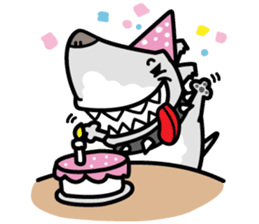 Shark Dog surf sticker #13973521