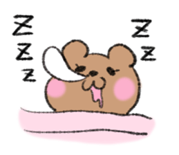 Bear couple plays Okinawa SANSHIN sticker #13973556