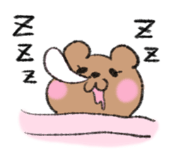 Bear couple plays Okinawa SANSHIN sticker #13973556