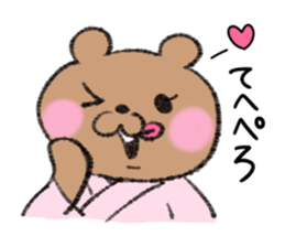 Bear couple plays Okinawa SANSHIN sticker #13973569