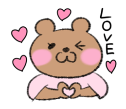 Bear couple plays Okinawa SANSHIN sticker #13973571